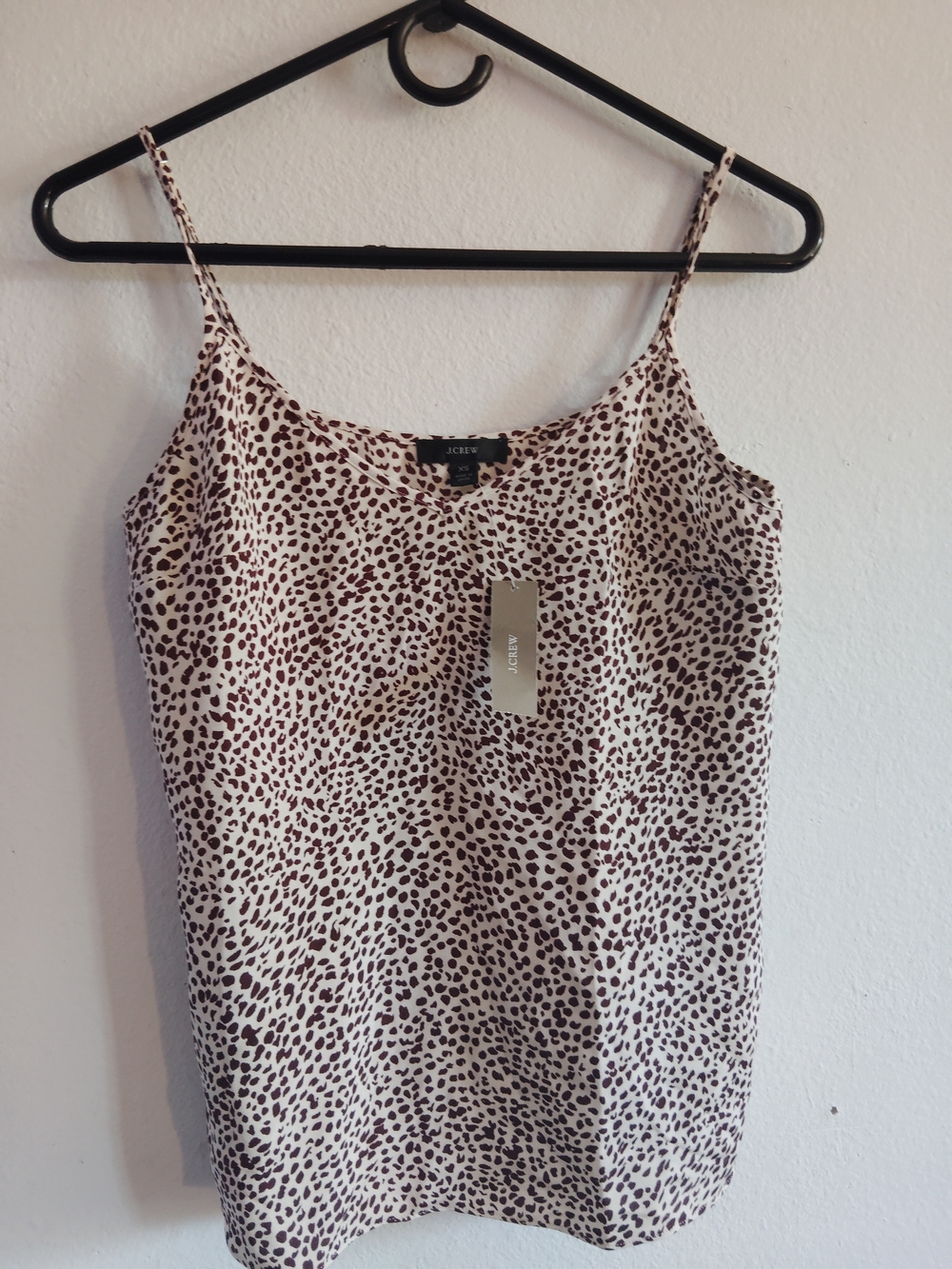 J. Crew Women’s Leopard Print Silk Camisole